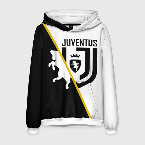 Мужская толстовка FC Juventus: Football Point / 3D-Белый – фото 1