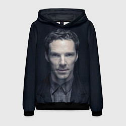 Толстовка-худи мужская Benedict Cumberbatch, цвет: 3D-черный