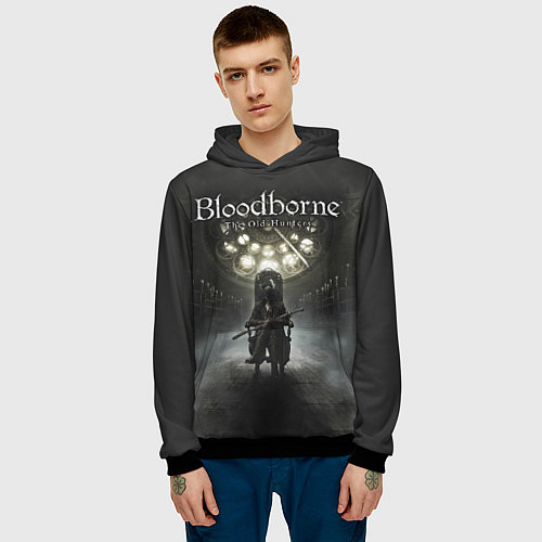 Мужская толстовка Bloodborne: Shrine / 3D-Черный – фото 3