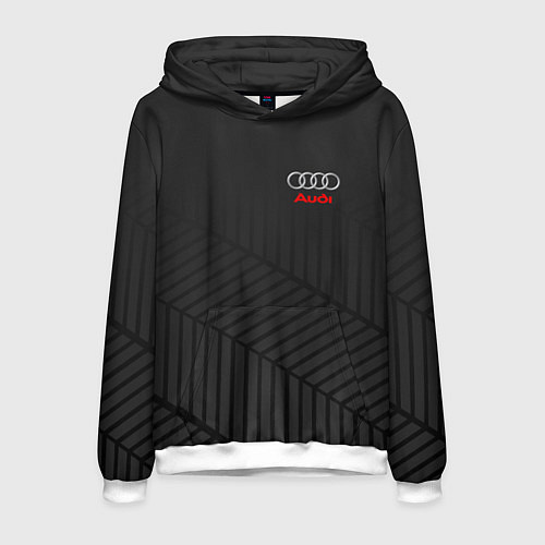 Мужская толстовка Audi: Grey Collection / 3D-Белый – фото 1