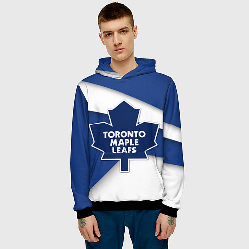 Мужская толстовка Toronto Maple Leafs / 3D-Черный – фото 3