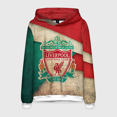 Мужская толстовка FC Liverpool: Old Style / 3D-Белый – фото 1