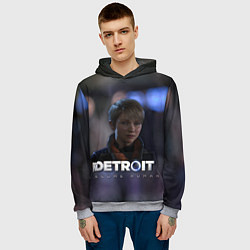 Толстовка-худи мужская Detroit: Kara, цвет: 3D-меланж — фото 2