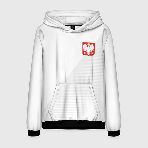 Мужская толстовка Poland Team: Home WC-2018 / 3D-Черный – фото 1