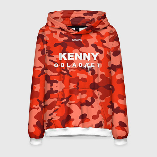 Мужская толстовка Kenny: Obladaet Camo / 3D-Белый – фото 1