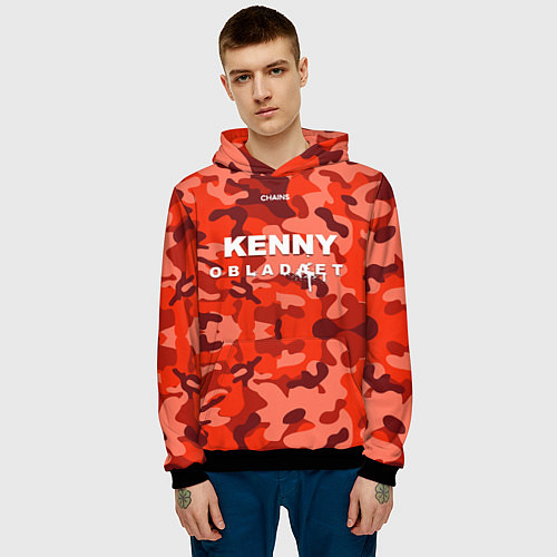 Мужская толстовка Kenny: Obladaet Camo / 3D-Черный – фото 3