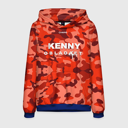 Мужская толстовка Kenny: Obladaet Camo / 3D-Синий – фото 1
