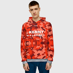 Толстовка-худи мужская Kenny: Obladaet Camo, цвет: 3D-меланж — фото 2