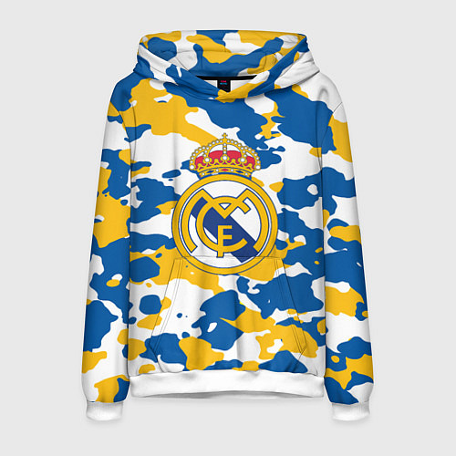 Мужская толстовка Real Madrid: Camo / 3D-Белый – фото 1