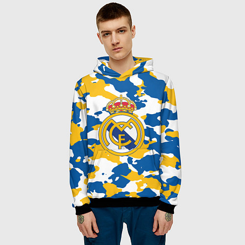 Мужская толстовка Real Madrid: Camo / 3D-Черный – фото 3