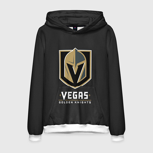 Мужская толстовка Vegas: Golden Knights / 3D-Белый – фото 1