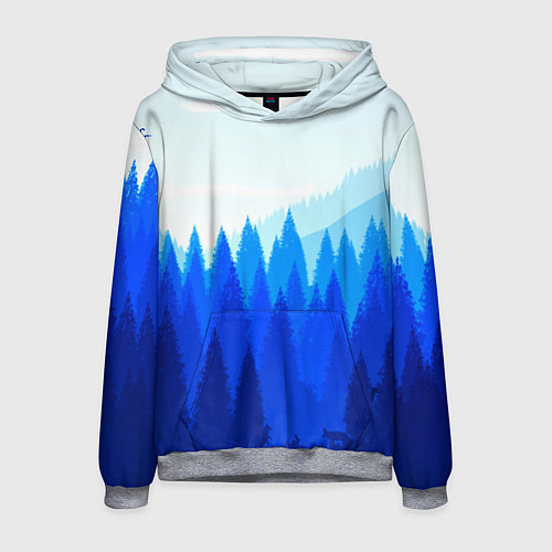 Мужская толстовка Firewatch: Cold Wood / 3D-Меланж – фото 1