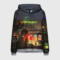 Мужская толстовка Cyberpunk 2077: Night City