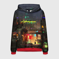 Мужская толстовка Cyberpunk 2077: Night City