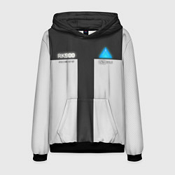 Толстовка-худи мужская RK900: Become Human, цвет: 3D-черный