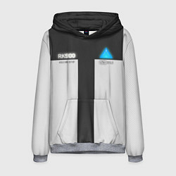 Толстовка-худи мужская RK900: Become Human, цвет: 3D-меланж