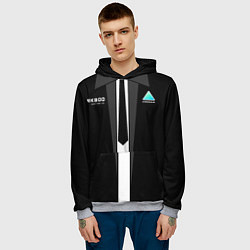 Толстовка-худи мужская RK800 Android Black, цвет: 3D-меланж — фото 2