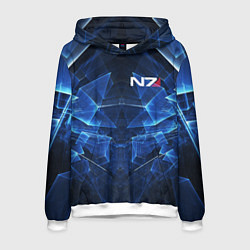 Мужская толстовка Mass Effect: Blue Armor N7