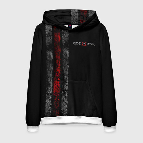 Мужская толстовка God of War: Black Style / 3D-Белый – фото 1