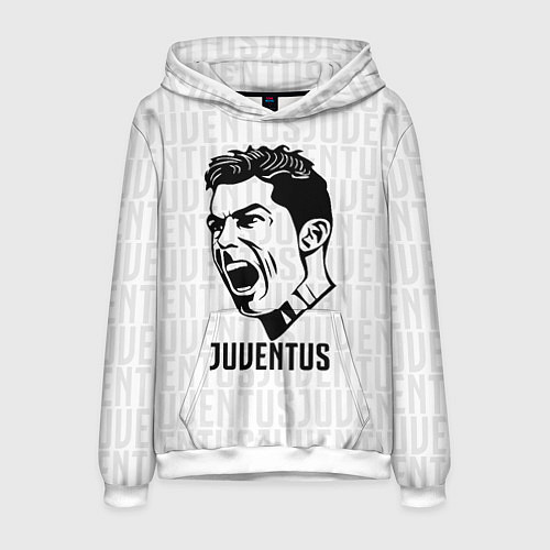 Мужская толстовка Juve Ronaldo / 3D-Белый – фото 1