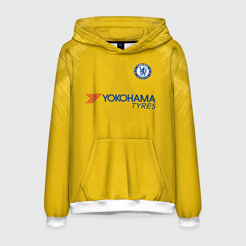 Мужская толстовка FC Chelsea Away 18-19 / 3D-Белый – фото 1