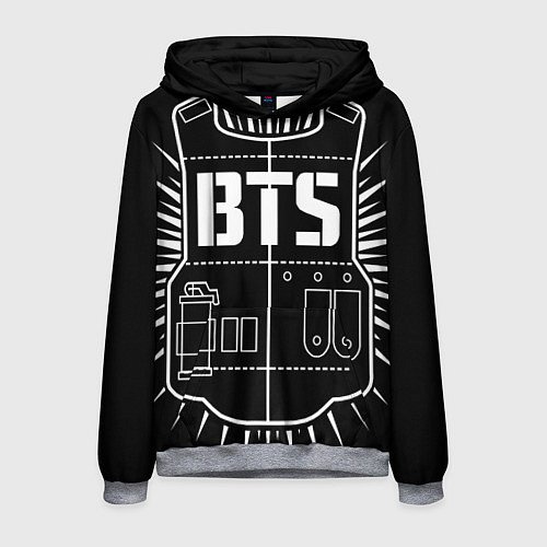 Мужская толстовка BTS ARMY / 3D-Меланж – фото 1