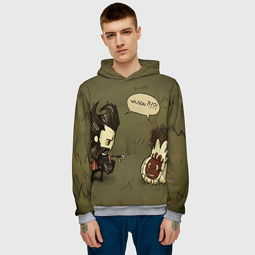 Мужская толстовка Wilson outcast / 3D-Меланж – фото 3