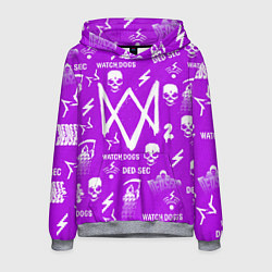 Мужская толстовка Watch Dogs 2: Violet Pattern