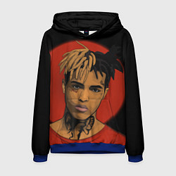 Толстовка-худи мужская XXXTentacion: Red Sun, цвет: 3D-синий