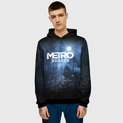Толстовка-худи мужская Metro Exodus: Dark Moon, цвет: 3D-черный — фото 2