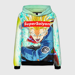 Толстовка-худи мужская DBZ: Super Saiyan, цвет: 3D-черный