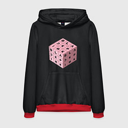 Мужская толстовка Black Pink Cube