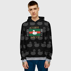 Толстовка-худи мужская GUSSI: Little Style, цвет: 3D-меланж — фото 2