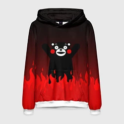 Мужская толстовка Kumamon: Hell Flame