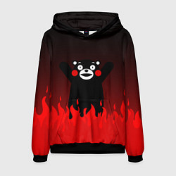 Мужская толстовка Kumamon: Hell Flame