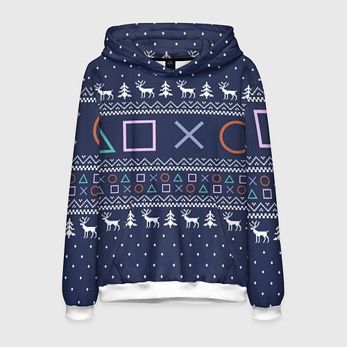 Мужская толстовка Winter PS / 3D-Белый – фото 1