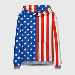 Толстовка-худи мужская American Patriot, цвет: 3D-меланж