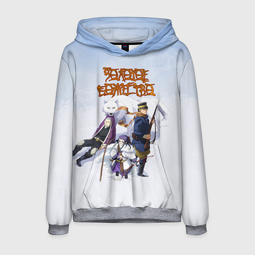 Мужская толстовка Золотое божество / 3D-Меланж – фото 1