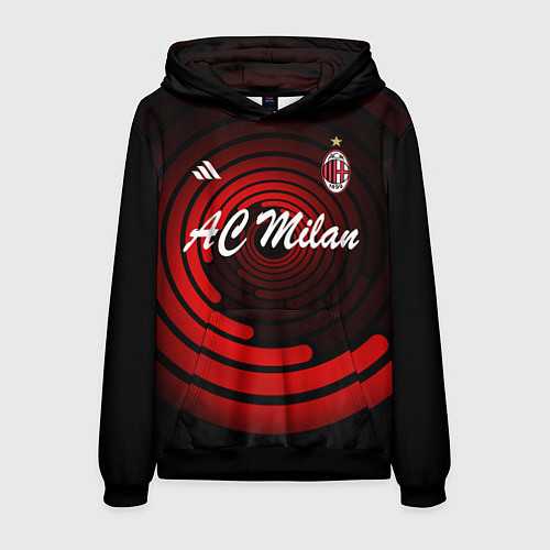 Мужская толстовка AC Milan - FC / 3D-Черный – фото 1
