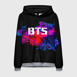 Толстовка-худи мужская BTS: Colors Explode, цвет: 3D-меланж