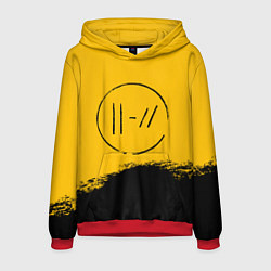 Мужская толстовка 21 Pilots: Yellow Logo