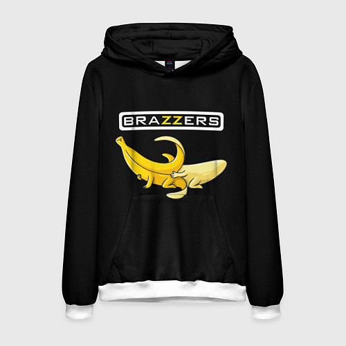Мужская толстовка Brazzers: Black Banana / 3D-Белый – фото 1