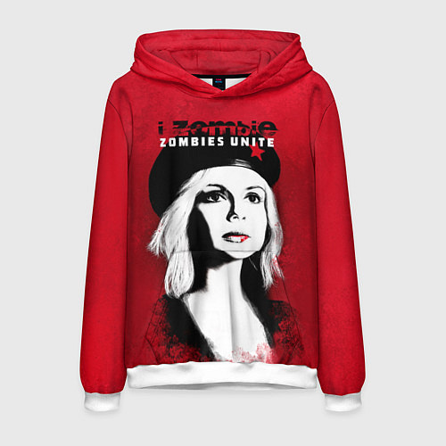 Мужская толстовка Zombies Unite - Оливия Мур / 3D-Белый – фото 1