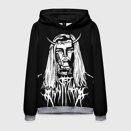 Мужская толстовка Ghostemane: Devil / 3D-Меланж – фото 1