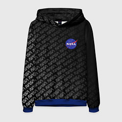 Толстовка-худи мужская NASA: Dark Space, цвет: 3D-синий