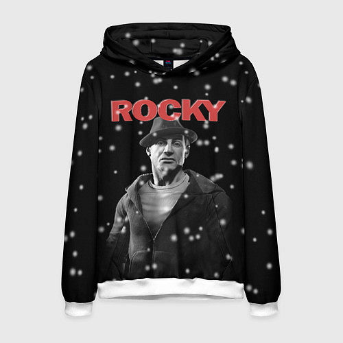 Мужская толстовка Old Rocky / 3D-Белый – фото 1