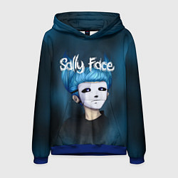 Толстовка-худи мужская Sally Face, цвет: 3D-синий