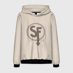 Толстовка-худи мужская SANITYS FALL, цвет: 3D-черный