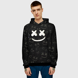 Толстовка-худи мужская Marshmello Cosmos pattern, цвет: 3D-черный — фото 2