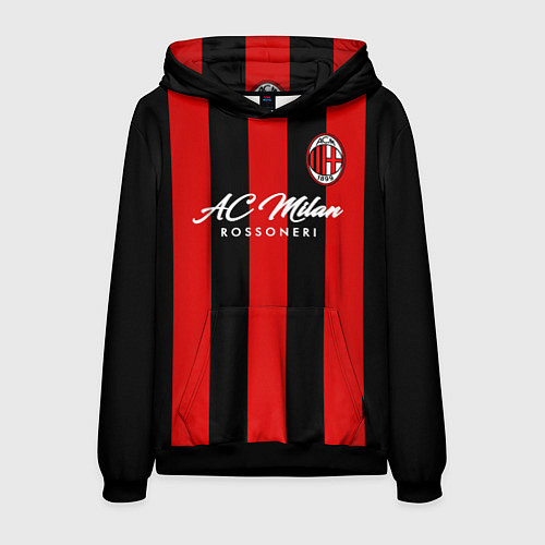 Мужская толстовка AC Milan / 3D-Черный – фото 1